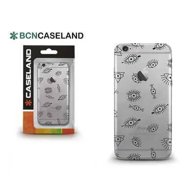 Apple iPhone 7 Plus/iPhone 8 Plus szilikon hátlap - BCN Caseland Eyes - transparent