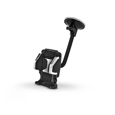 Univerzális PDA/GSM autós tartó - Fly 2080-A4 - fekete/króm