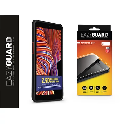 Samsung G525F Galaxy Xcover 5 gyémántüveg képernyővédő fólia - Diamond Glass 2.5D Fullcover - fekete