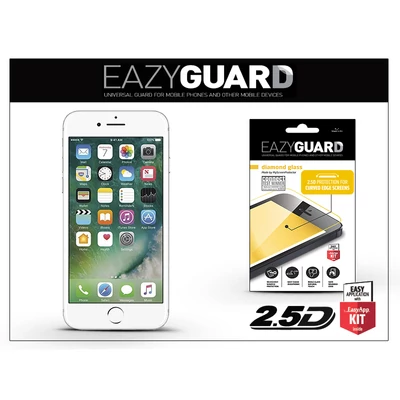 Apple iPhone 7 gyémántüveg képernyővédő fólia - Diamond Glass 2.5D Fullcover - fehér