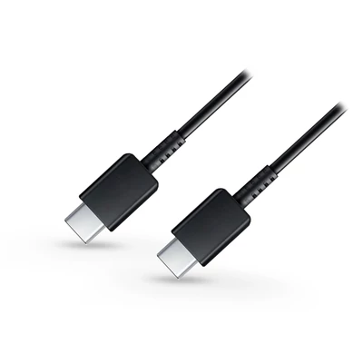 Samsung gyári USB Type-C - USB Type-C adat- és töltőkábel 100 cm-es vezetékkel - EP-DG980BBE - black (ECO csomagolás)