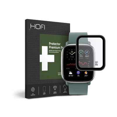 HOFI Hybrid Glass üveg képernyővédő fólia - Xiaomi Huami Amazfit GTS 2 Mini - black