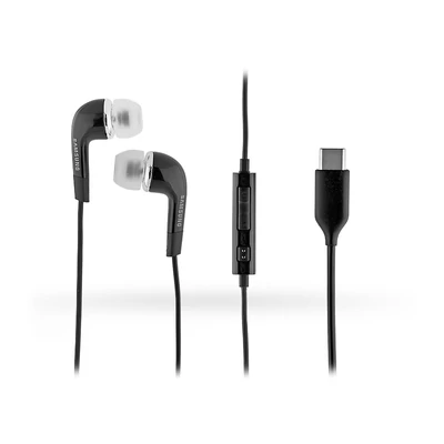 Samsung gyári sztereó headset USB Type-C csatlakozóval - EHS64 - fekete (ECO csomagolás)
