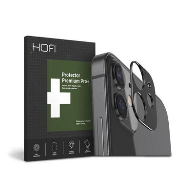 HOFI Metal Camera Sytling hátsó kameravédő borító - Apple iPhone 12 - black