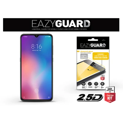 Xiaomi Mi 9 gyémántüveg képernyővédő fólia - Diamond Glass 2.5D Fullcover - fekete