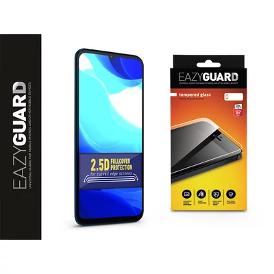 Xiaomi Mi 10 Lite gyémántüveg képernyővédő fólia - Diamond Glass 2.5D Fullcover - fekete