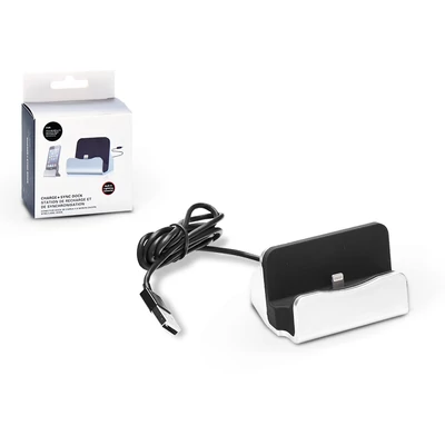 Apple iPhone univerzális asztali töltő/dokkoló - lightning - ezüst