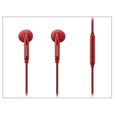Samsung gyári sztereó J.B. szett - EO-EG920BREGWW red - 3,5 mm jack - fehér csatlakozós
