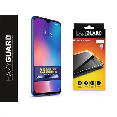 Xiaomi Mi 9 SE gyémántüveg képernyővédő fólia - Diamond Glass 2.5D Fullcover - fekete