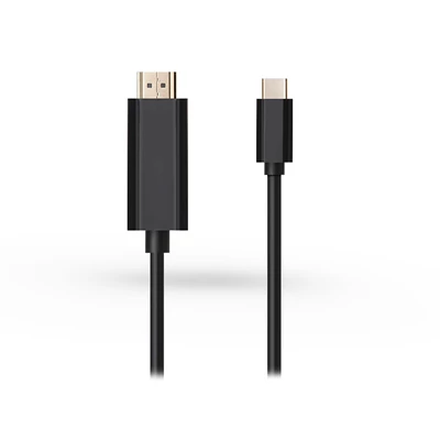 HDMI - USB Type-C 3.1 adapter - fekete