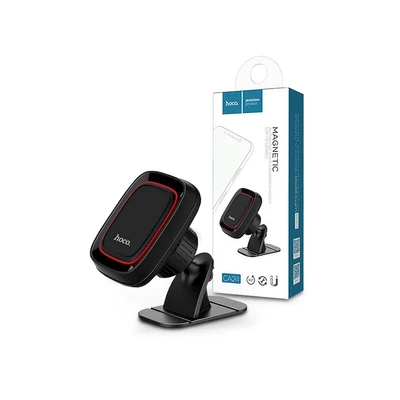 Univerzális műszerfalra helyezhető mágneses PDA/GSM autós tartó - HOCO CA24 Lotto Series Magnetic Holder - fekete