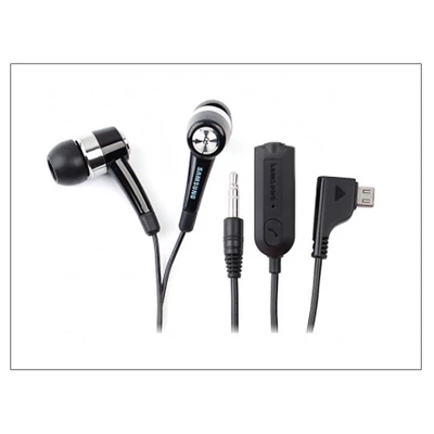 Samsung micro USB gyári sztereó felvevős J.B. szett - AAEP433JBE+AARMOU3BBE black (csomagolás nélküli)