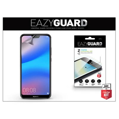 Huawei P20 Lite képernyővédő fólia - 2 db/csomag (Crystal/Antireflex HD)