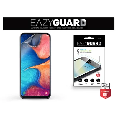 Samsung A202F Galaxy A20e képernyővédő fólia - 2 db/csomag (Crystal/Antireflex HD)