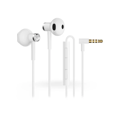 Xiaomi Mi Dual Driver gyári sztereó headset - 3,5 mm jack - BRE01JY - fehér