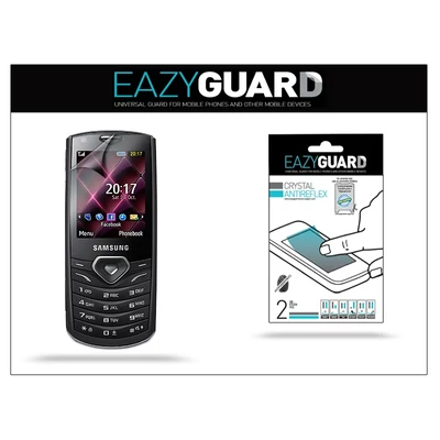 Samsung S5350 Shark képernyővédő fólia - 2 db/csomag (Crystal/Antireflex)