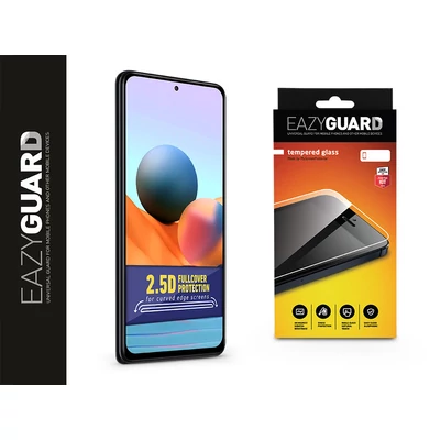 Xiaomi Redmi Note 10 Pro/10 Pro Max gyémántüveg képernyővédő fólia - Diamond Glass 2.5D Fullcover - fekete