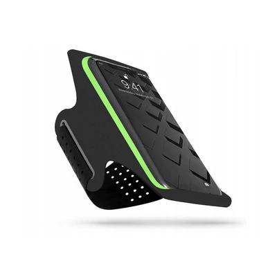 Univerzális kartok sportoláshoz, max. 6,5" méretű készülékekhez - Universal Sport Armband - fekete/zöld (ECO csomagolás)