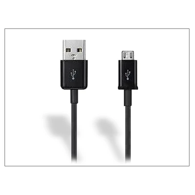 Samsung gyári micro USB adat- és töltőkábel - ECC1DU4BBE black (ECO csomagolás)