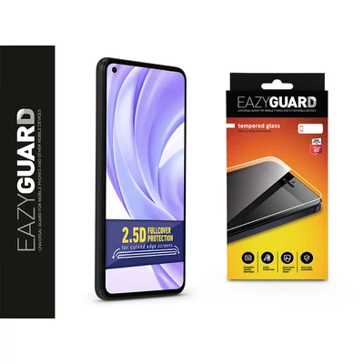 Xiaomi Mi 11 Lite LTE/11 Lite 5G gyémántüveg képernyővédő fólia - Diamond Glass 2.5D Fullcover - fekete