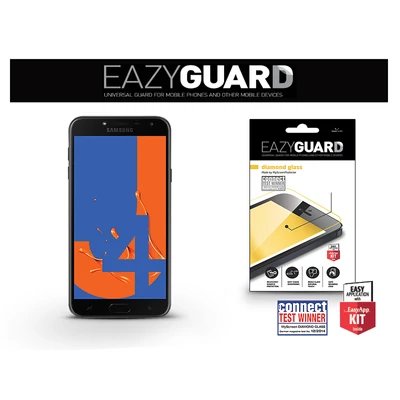 Samsung J400F Galaxy J4 (2018) gyémántüveg képernyővédő fólia - 1 db/csomag (Diamond Glass)