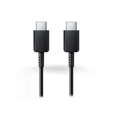 Samsung gyári USB Type-C - USB Type-C adat- és töltőkábel 100 cm-es vezetékkel - EP-DG977BBE - black (ECO csomagolás)
