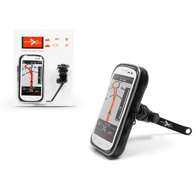 Univerzális kerékpárra/motorkerékpárra szerelhető, vízálló telefontartó - Extreme Scooter-2
