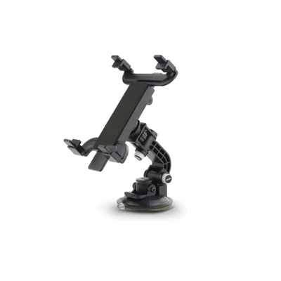 Univerzális szélvédőre szerelhető Tablet PC autós tartó 7 - 13" méretű készülékekhez - Fly S2206W-F - fekete