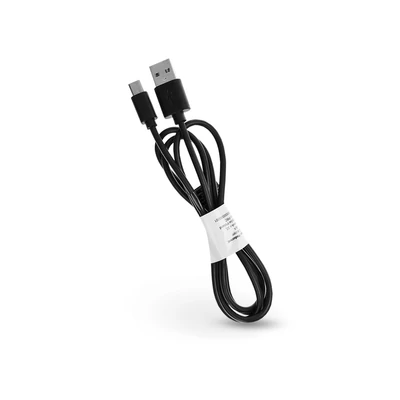 USB - Micro USB adat- és töltőkábel 1 m-es vezetékkel, 8 mm-es kimeneti csatlakozóval - C366 USB to Micro USB Cable - fekete - ECO csomagolás