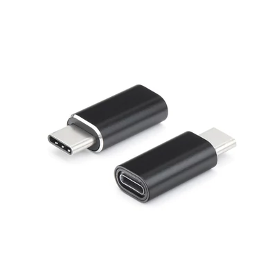 USB Type-C - Lightning adapter - fekete