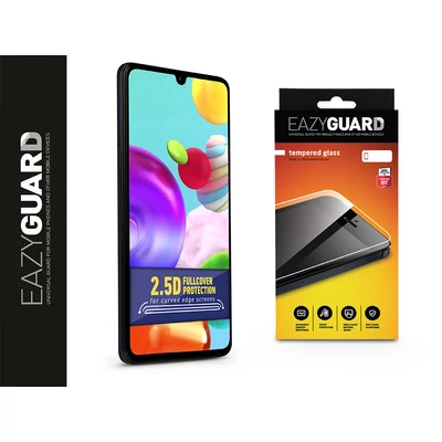 Samsung A415F Galaxy A41 gyémántüveg képernyővédő fólia - Diamond Glass 2.5D Fullcover - fekete