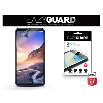 Xiaomi Mi Max 3 képernyővédő fólia - 2 db/csomag (Crystal/Antireflex HD) - ECO csomagolás