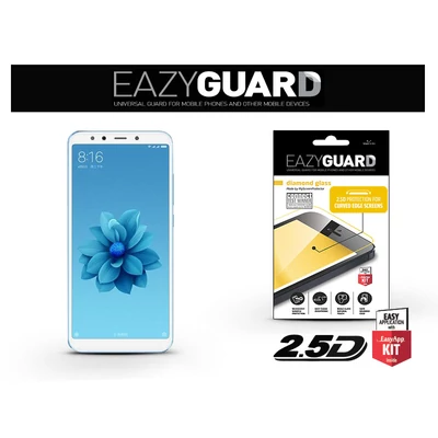 Xiaomi Mi A2 gyémántüveg képernyővédő fólia - Diamond Glass 2.5D Fullcover - fehér