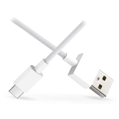 USB - USB Type-C gyári adat- és töltőkábel 100 cm-es vezetékkel - C3A - white (ECO csomagolás)