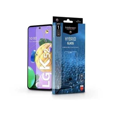 LG K42/K52/K62 rugalmas üveg képernyővédő fólia - MyScreen Protector Hybrid Glass - transparent