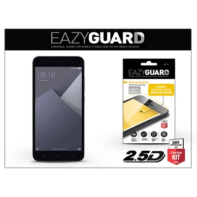 Xiaomi Redmi Note 5A Prime gyémántüveg képernyővédő fólia - Diamond Glass 2.5D Fullcover - fekete