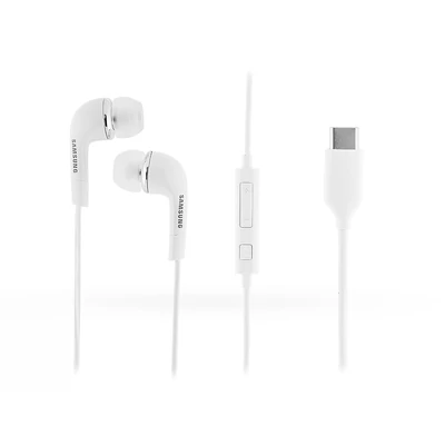 Samsung gyári sztereó headset USB Type-C csatlakozóval - EHS64 - fehér (ECO csomagolás)