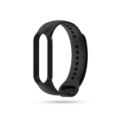 Xiaomi Mi Smart Band 5/Mi Smart Band 6 aktivitásmérőhöz szilikon csuklópánt - fekete