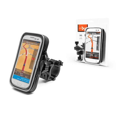 Univerzális kerékpárra/motorkerékpárra szerelhető, vízálló telefontartó - Extreme-167
