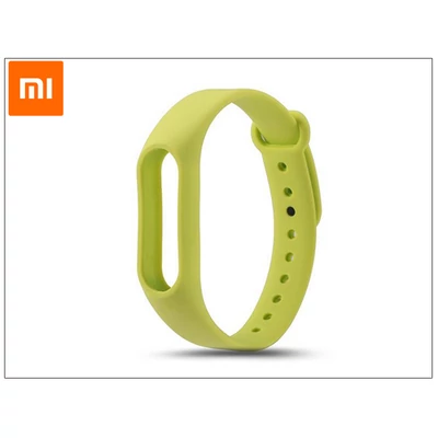 Xiaomi Mi Band 2 aktivitásmérőhöz eredeti gyári szilikon csuklópánt - zöld