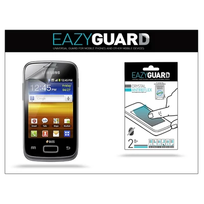 Samsung S6102 Galaxy Y Duos képernyővédő fólia - 2 db/csomag (Crystal/Antireflex)