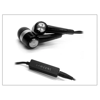 Samsung D900/D520/E250/U700/D800/C170 gyári sztereó felvevős J.B. szett - AAEP433SBEC black (csomagolás nélküli)