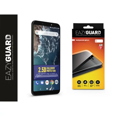 Xiaomi Mi A2 gyémántüveg képernyővédő fólia - Diamond Glass 2.5D Fullcover - fekete