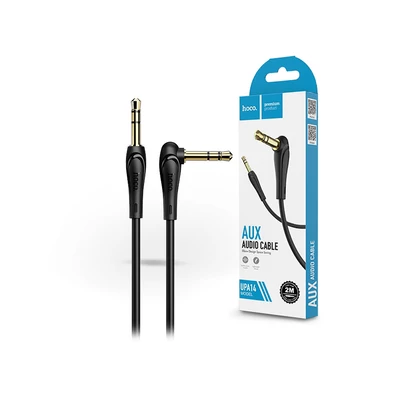 HOCO 3,5 - 3,5 mm jack audio kábel 2 m-es vezetékkel - HOCO UPA14 Aux Audio Cable - fekete