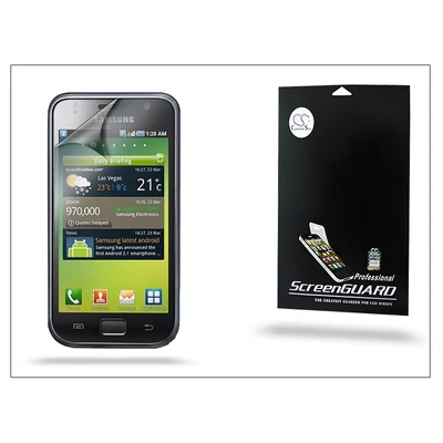 Samsung i9000 Galaxy S/i9001 Galaxy S Plus képernyővédő fólia - Clear - 1 db/csomag