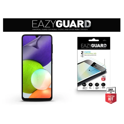 Samsung A225F Galaxy A22 4G/M225F Galaxy M22 4G képernyővédő fólia - 2 db/csomag (Crystal/Antireflex HD)