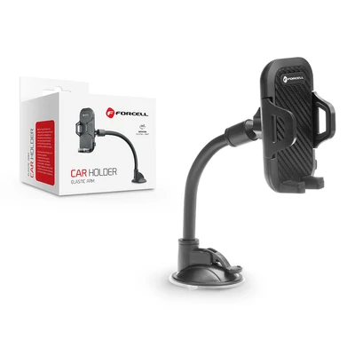 Univerzális PDA/GSM autós tartó - 17 cm - fekete