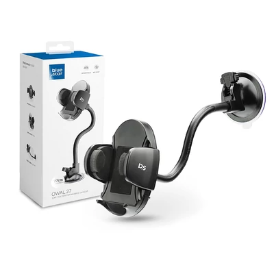 Univerzális PDA/GSM autós tartó - BlueStar Owal 27 - fekete