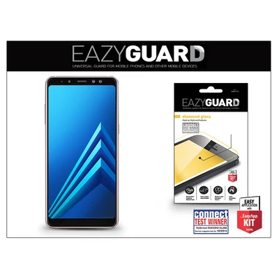 Samsung A730F Galaxy A8 Plus (2018) gyémántüveg képernyővédő fólia - 1 db/csomag (Diamond Glass)
