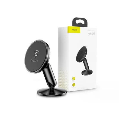 Univerzális műszerfalra helyezhető mágneses PDA/GSM autós tartó - Baseus Bullet An on-Board Magnetic Bracket SUYZD-01 - fekete